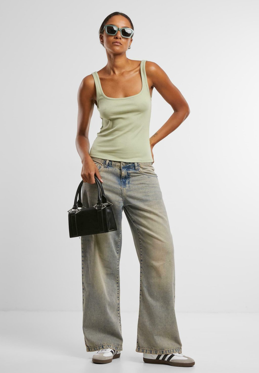 

Топ WIDE NECK 2-PACK Urban Classics, белый
