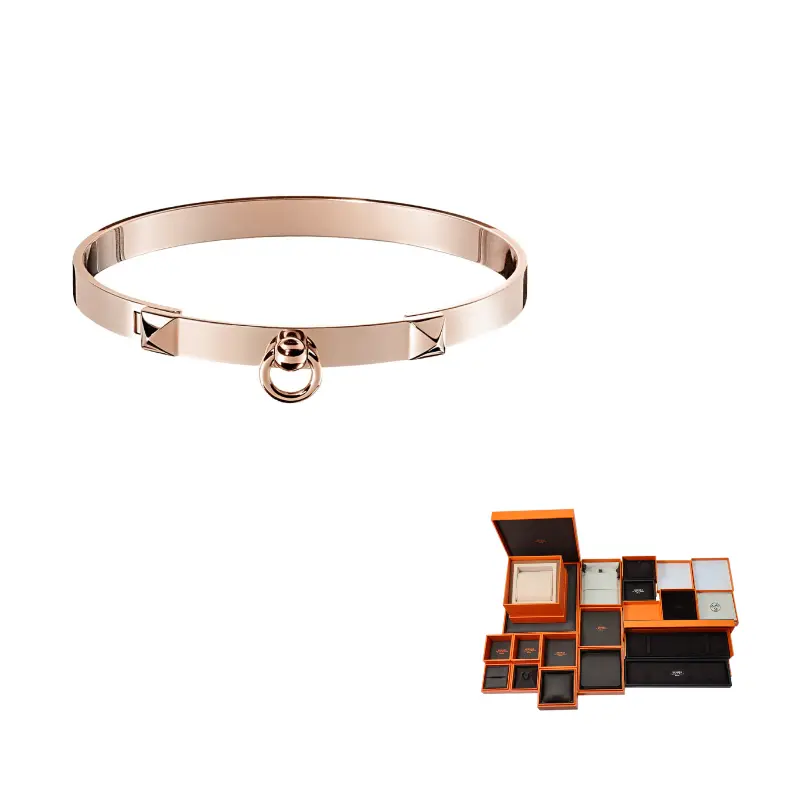 

HERMES Браслет из розового золота Chien Rose Gold