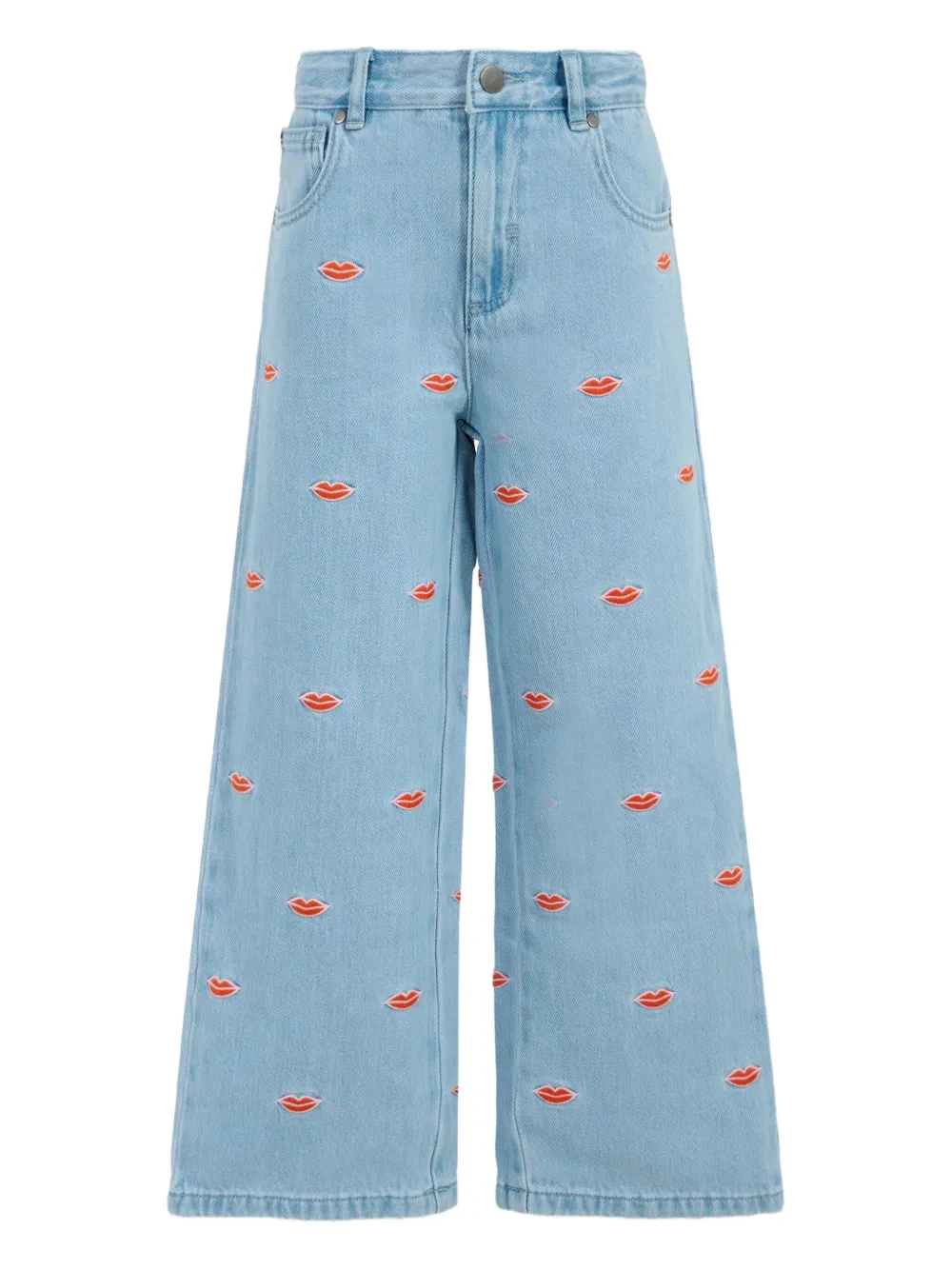 

Джинсы с вышивкой Stella McCartney Kids, синий