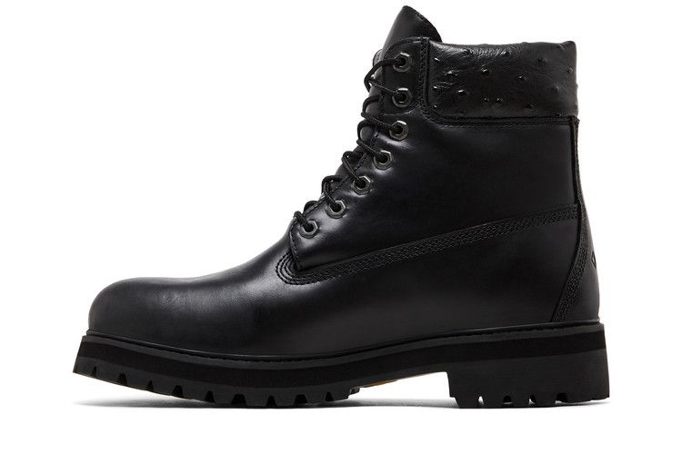 Мужские ботинки Timberland Premium из комбинированной кожи, черный — фото 4