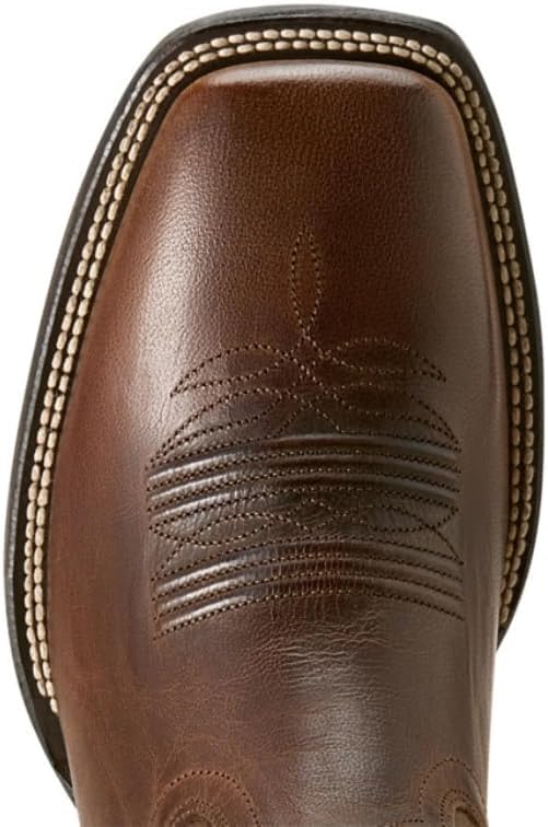 Мужские кожаные вестерн-бутсы Ariat Circuit Patriot, Weathered Tan — фото 3