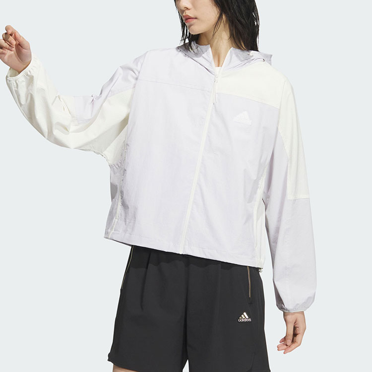 Легкая куртка с цветными блоками Куртки Пальто Женские Jade White Adidas — фото 3