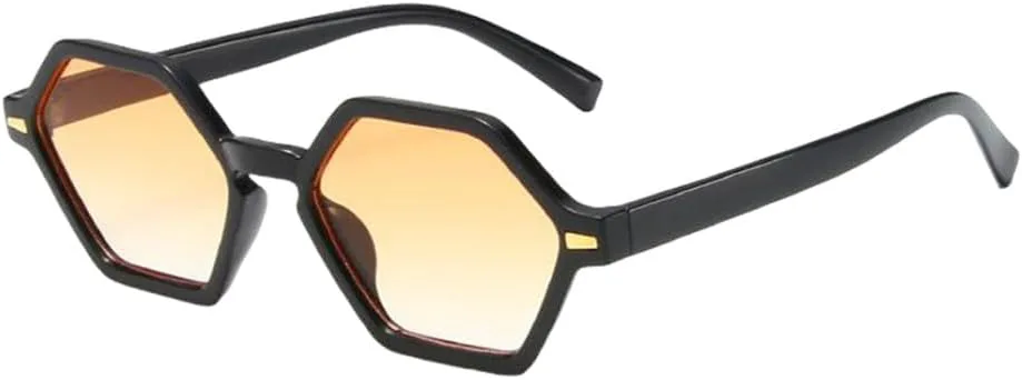 

Модные солнцезащитные очки Polygon для женщин, защита от ультрафиолета UV400, ретро-панк, декор с заклепками, солнцезащитные очки для мужчин MUTYNE, Orange