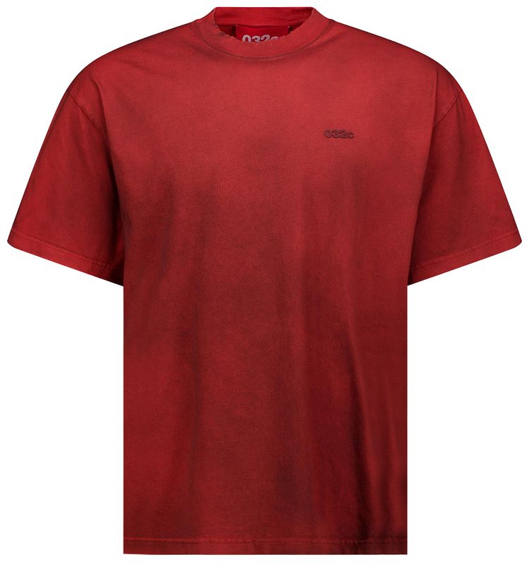 

Футболка 032C Icarus With No Sun T-Shirt 'Stained Red', красный
