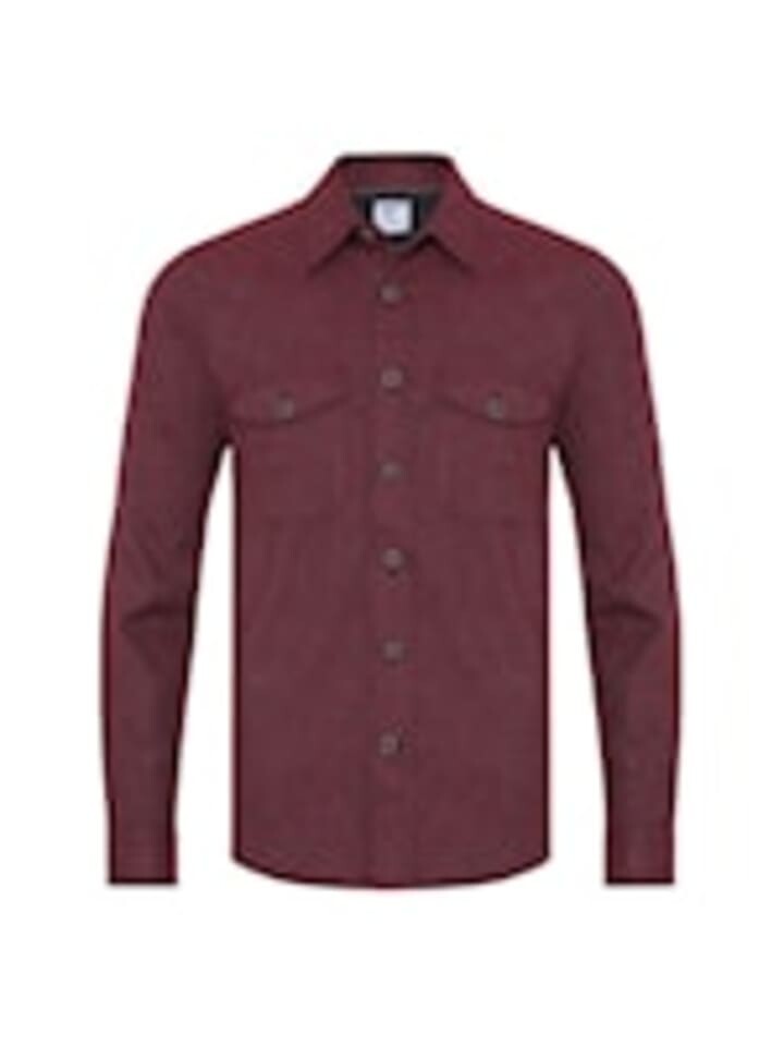 

Пуловер others Kariertes Baumwoll Overshirt, цвет dunkelrot