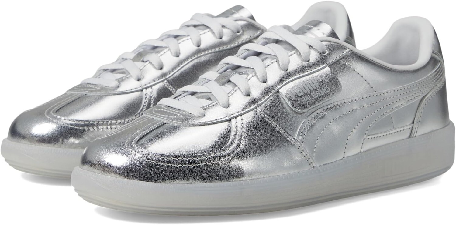 

Кроссовки PUMA Palermo, цвет Puma Silver/Feather Gray