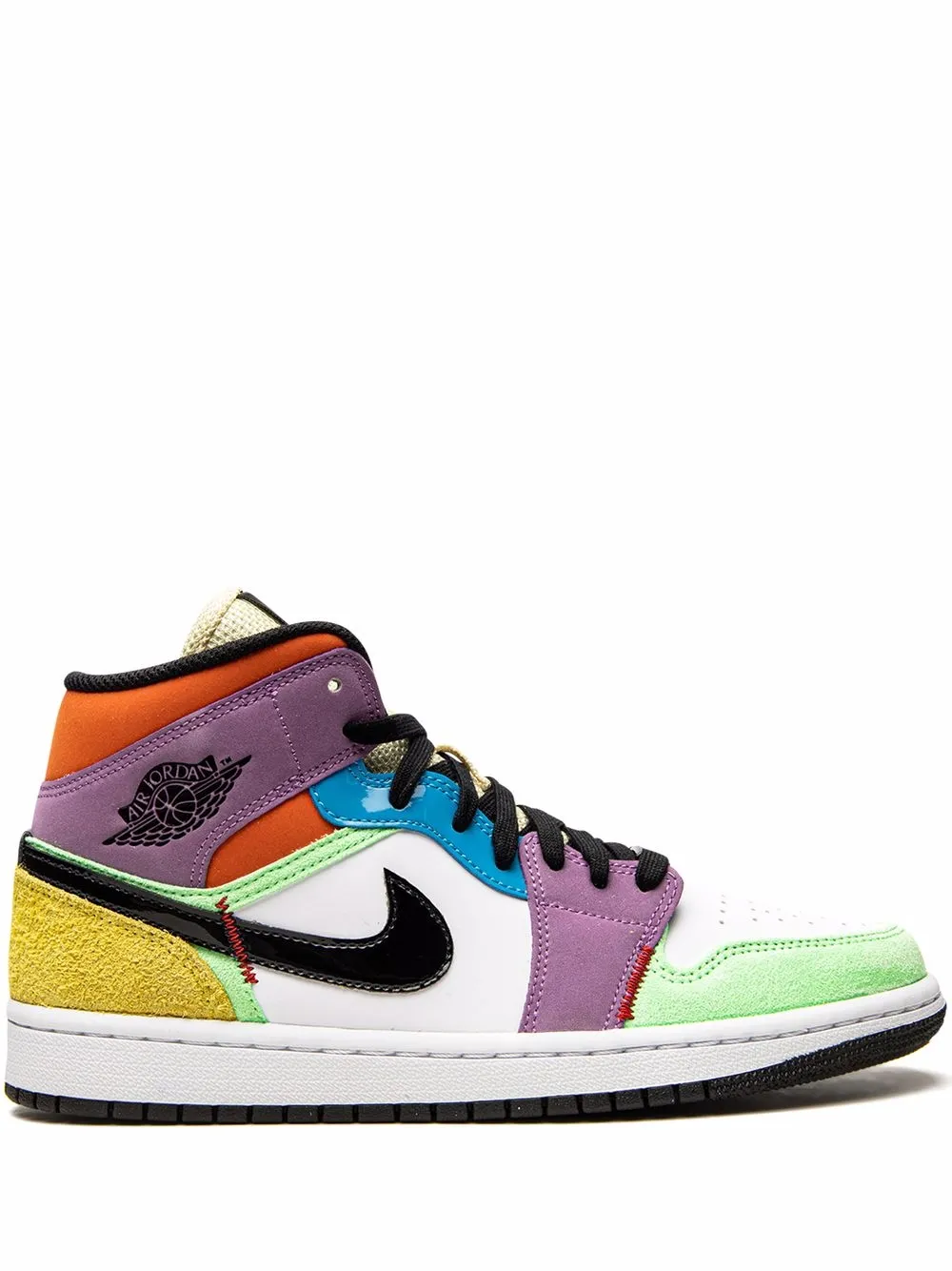 Кроссовки Air Jordan 1 Mid, фиолетовый