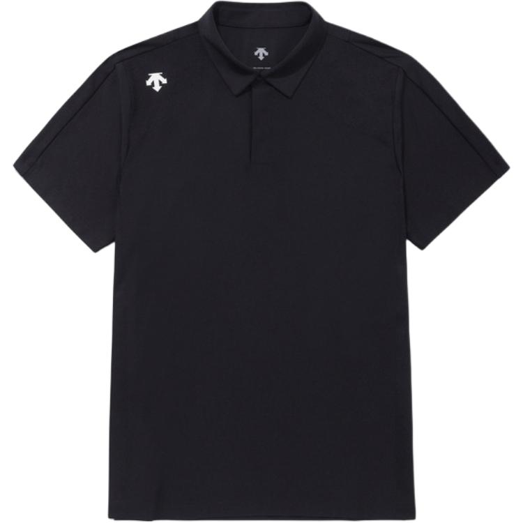 

Футболка-поло мужская с воротником-поло Moderate Others DESCENTE, черный
