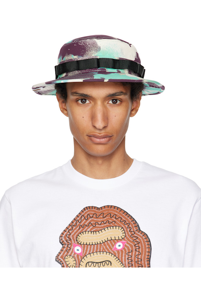 

Bape Военная панама с камуфляжным рисунком в виде цветовой карты