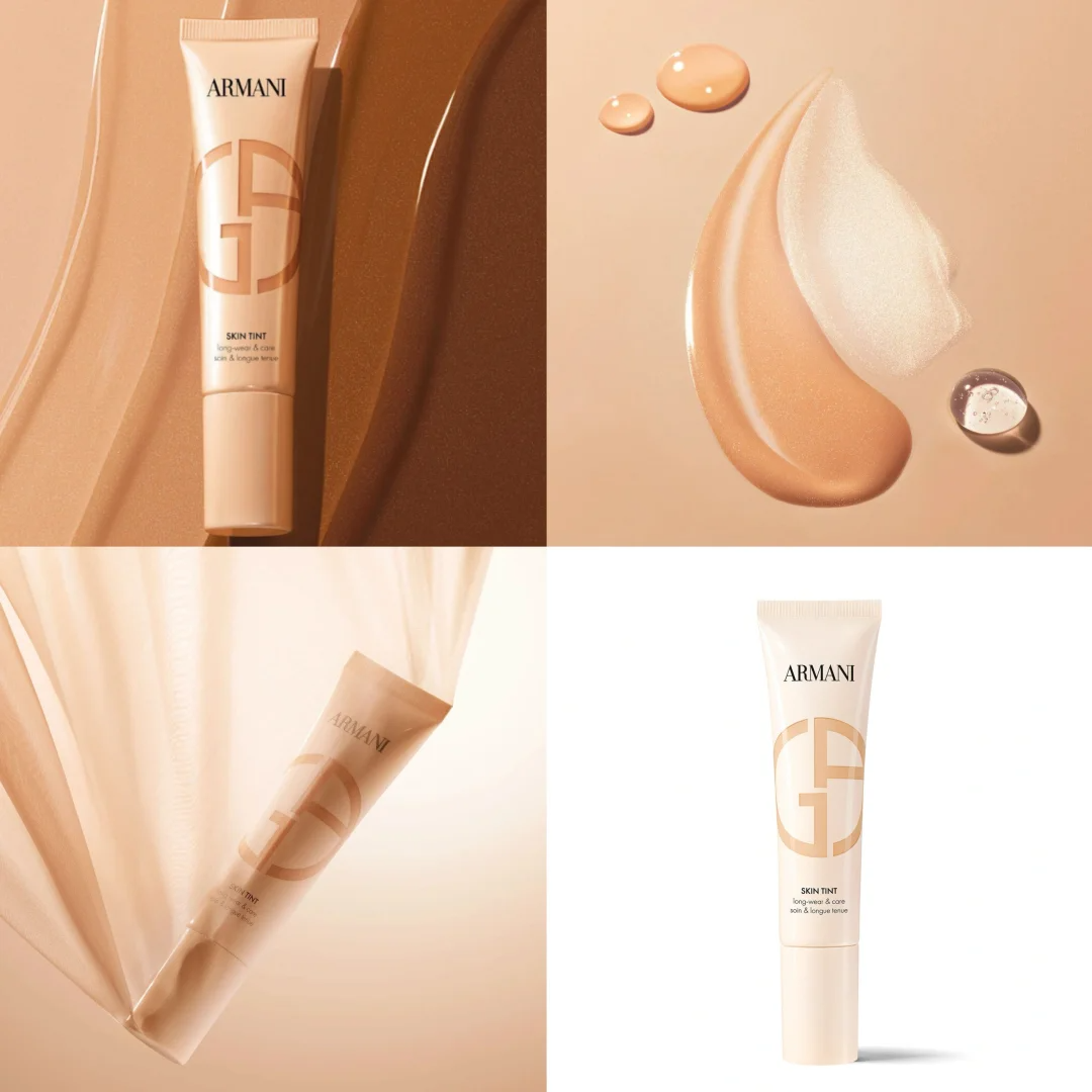 GIORGIO ARMANI Armani 2025 Summer Lightweight Gold 24H жидкий тональный крем увлажняющий с легким тоном Natural Long Lasting — фото 3