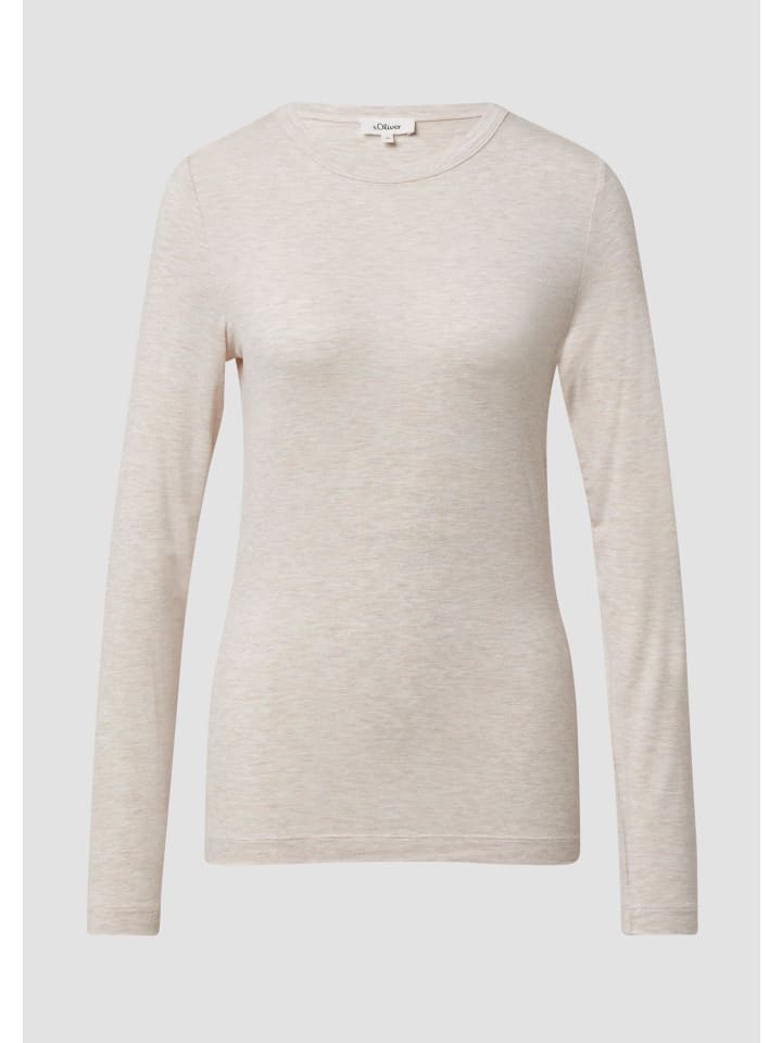

s.Oliver Лонгслив цвета 81W9_бежевый