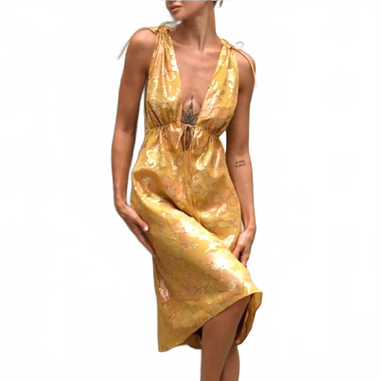 

Женское платье миди Paradise в цвете Golden Hour Rumored