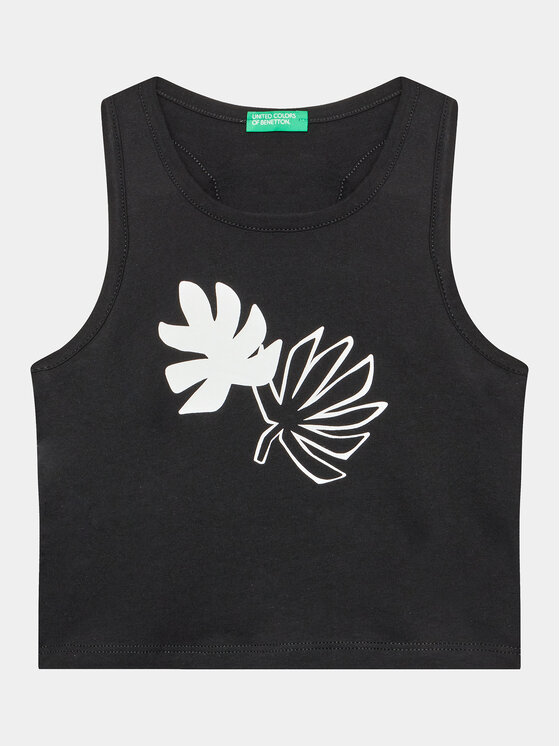 

Топ regular fit 3096CH013 United Colors Of Benetton, черный