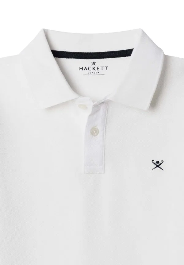 Футболка-Поло с небольшим логотипом Hackett London, Off White — фото 3