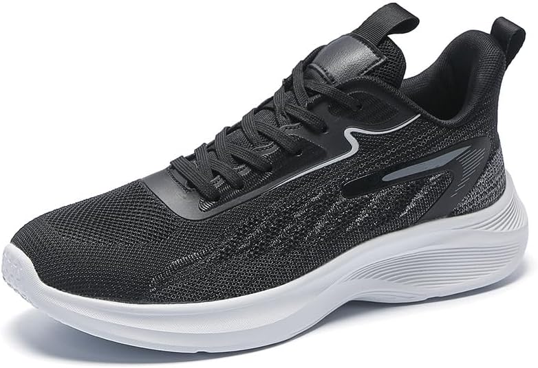 

Мужские прогулочные туфли с поддержкой - легкие кроссовки, дышащие ортопедические Generic, черный