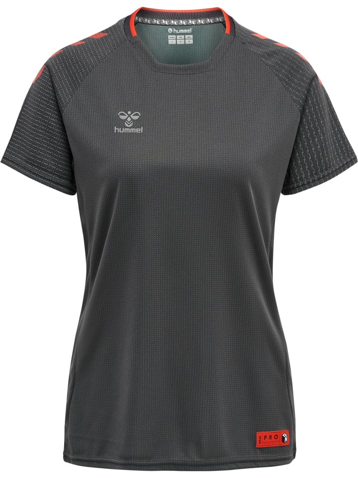 

Функциональная рубашка Hummel Jersey S/S Raglanärmel Hmlpro Multisport Damen, цвет FORGED IRON/QUIET SHADE