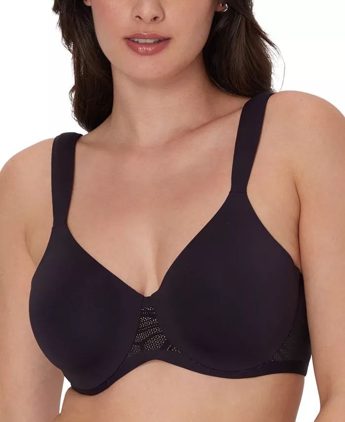 

Женский бюстгальтер с эффектом сглаживания на косточках Coolest Smoothing Underwire T-Shirt Bra DF4580 Bali, черный