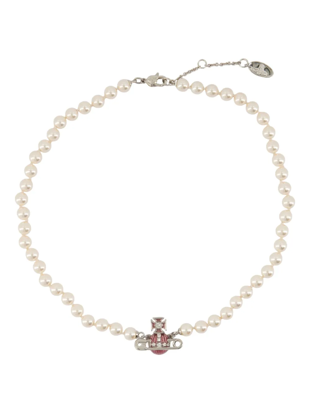 

Ожерелье с шариками Kitty Pearl Vivienne Westwood, серебяный