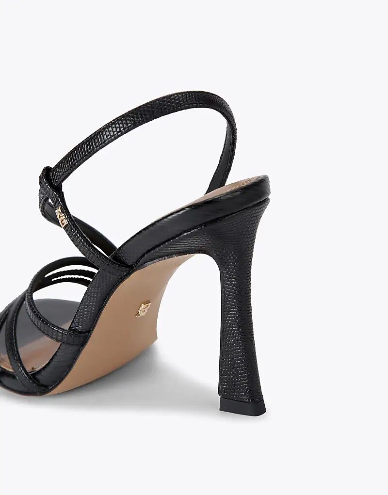 Босоножки на каблуке KG Kurt Geiger Sweetie черного цвета — фото 4