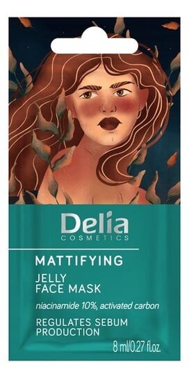 

Матирующая маска для лица - гель, 8мл Delia Cosmetics