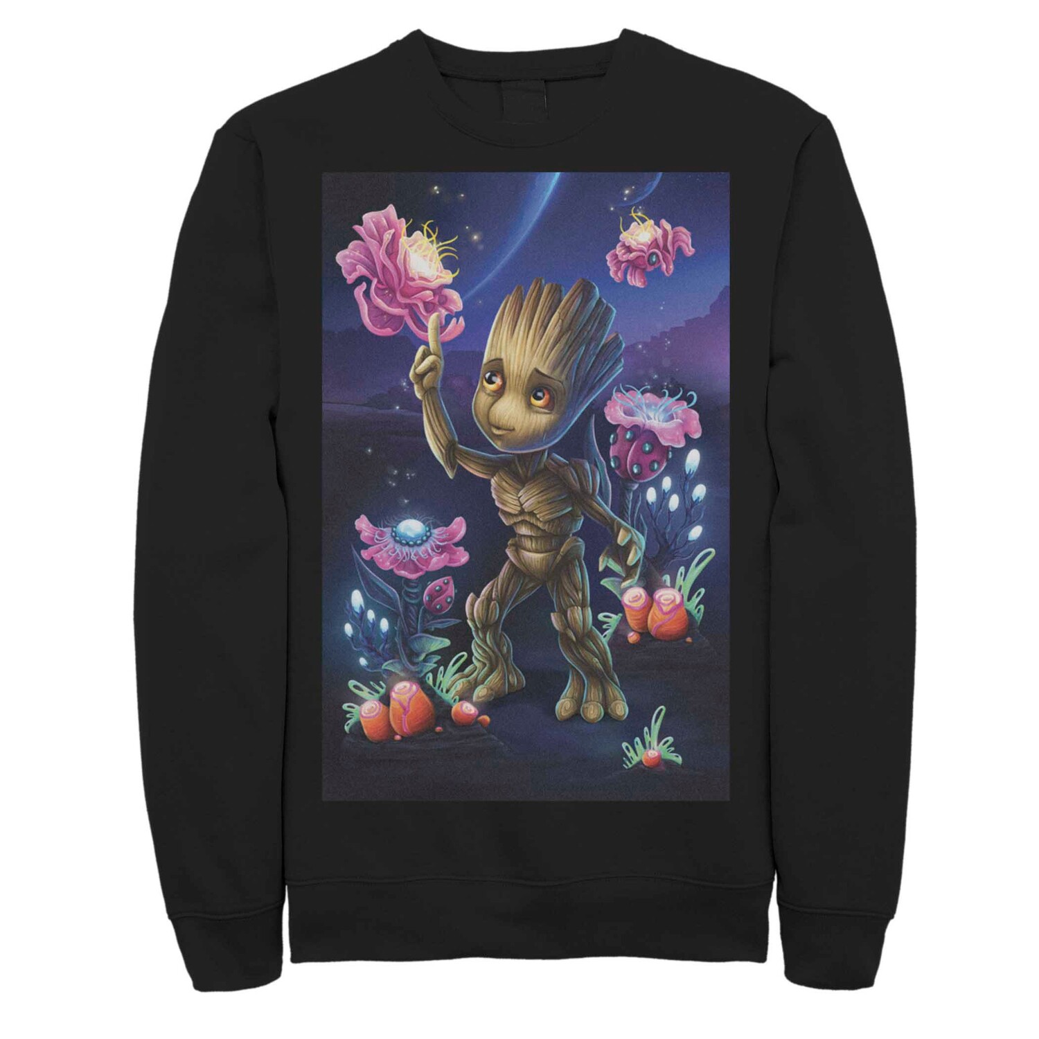 

Мужская флисовая куртка Marvel Baby Groot с растениями Licensed Character