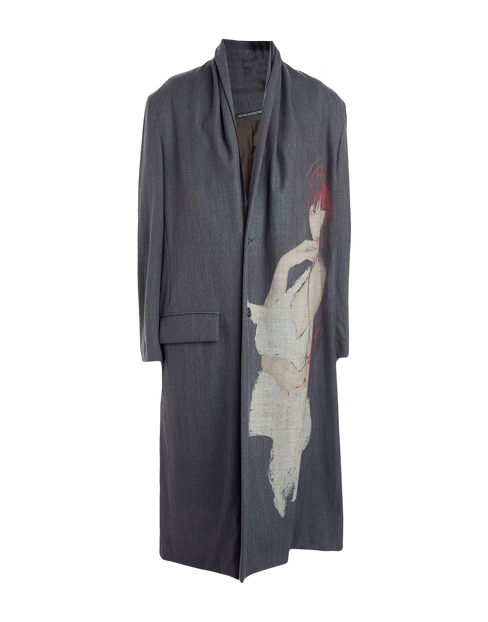 

Пальто Yohji Yamamoto, угольно-серый