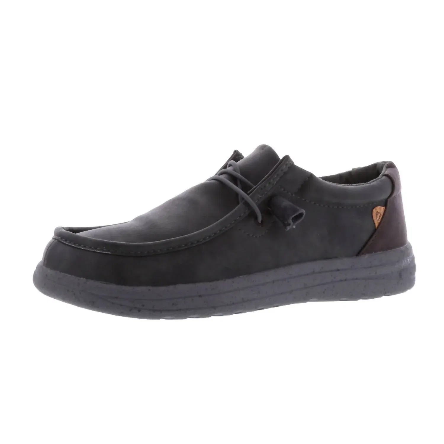 Lamo Мужские парусиновые кеды Paul Canvas Deck Shoe, цвет вощеный угольно-серый — фото 2