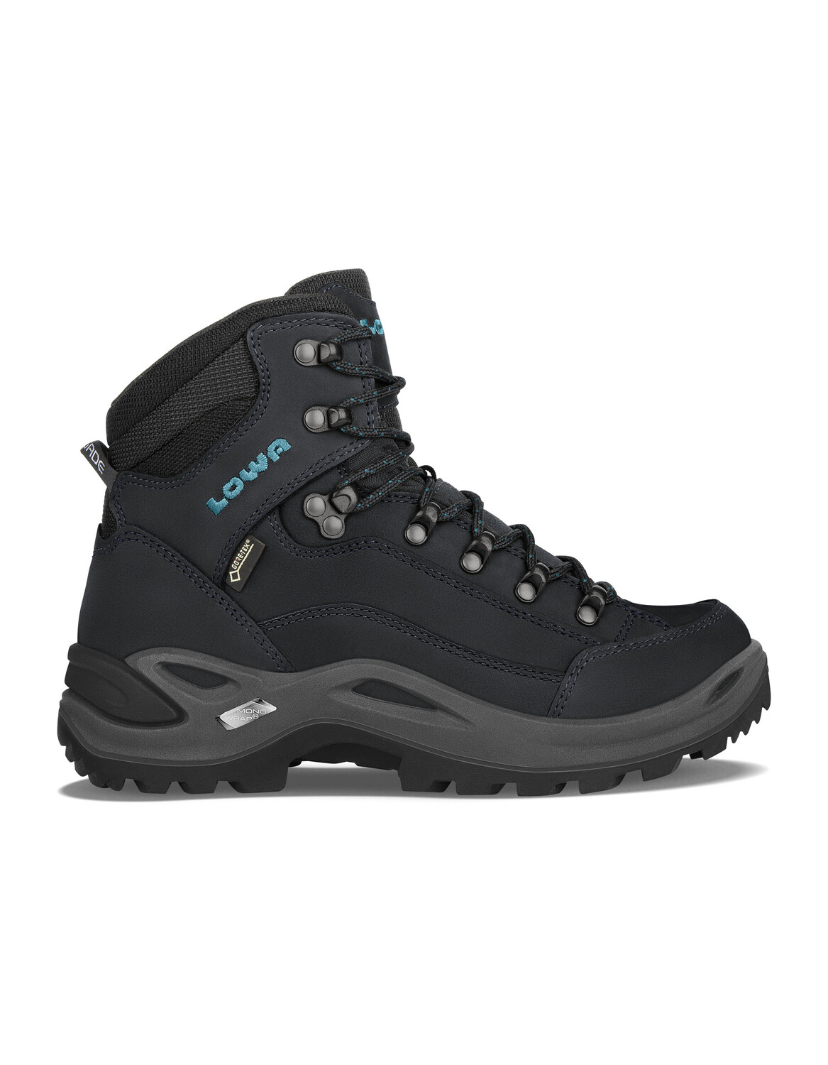 

Ботинки LOWA Wanderstiefel RENEGADE GTX MID WS WIDE, цвет asphalt/türkis