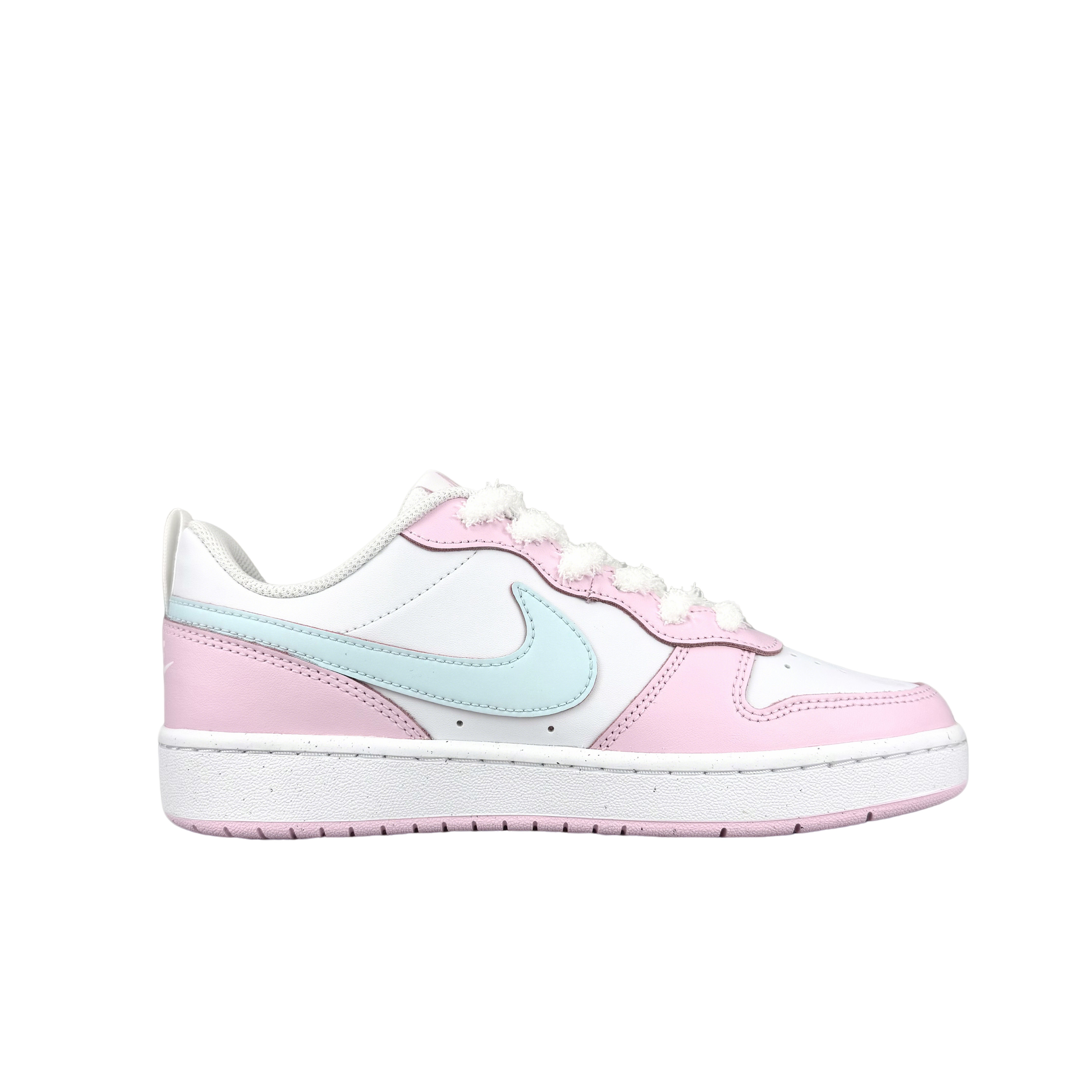 Nike Кроссовки для скейтбординга Court Borough Cherry Blossom Meow Blue с амортизацией, износостойкостью и противоскользящим покрытием Низкие — фото 3