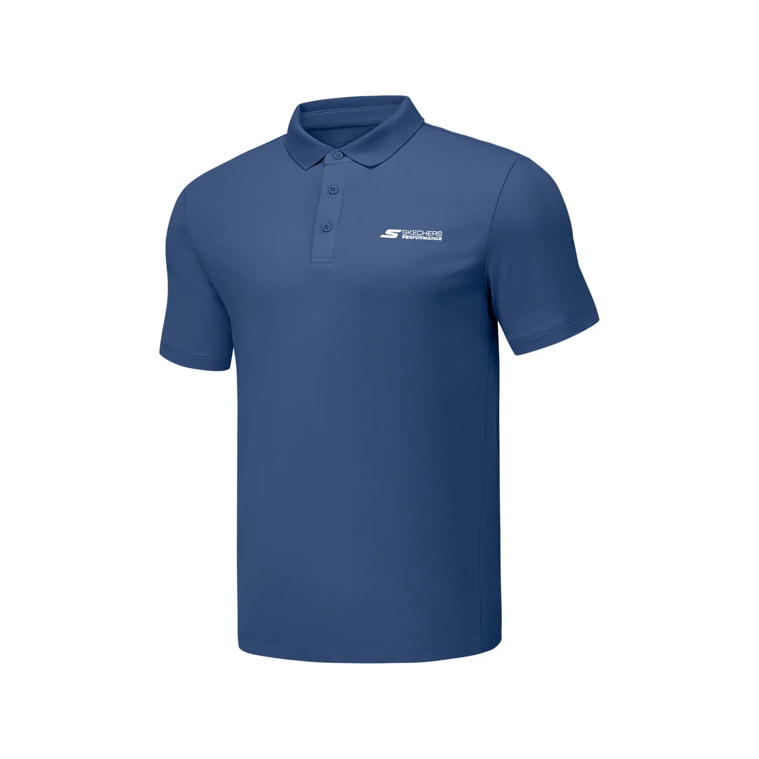 

Skechers Футболка-поло GODRI SS25 мужская deep sea blue, Синий, Skechers Футболка-поло GODRI SS25 мужская deep sea blue