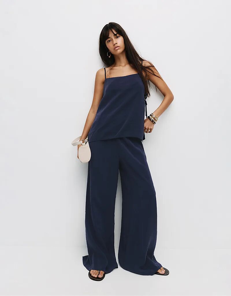

Спортивные брюки Pull&Bear Rustic темно-синего цвета