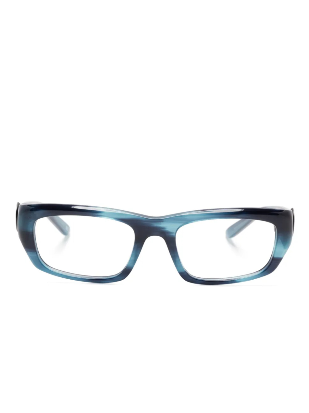 

Очки в прямоугольной оправе Balenciaga Eyewear, синий