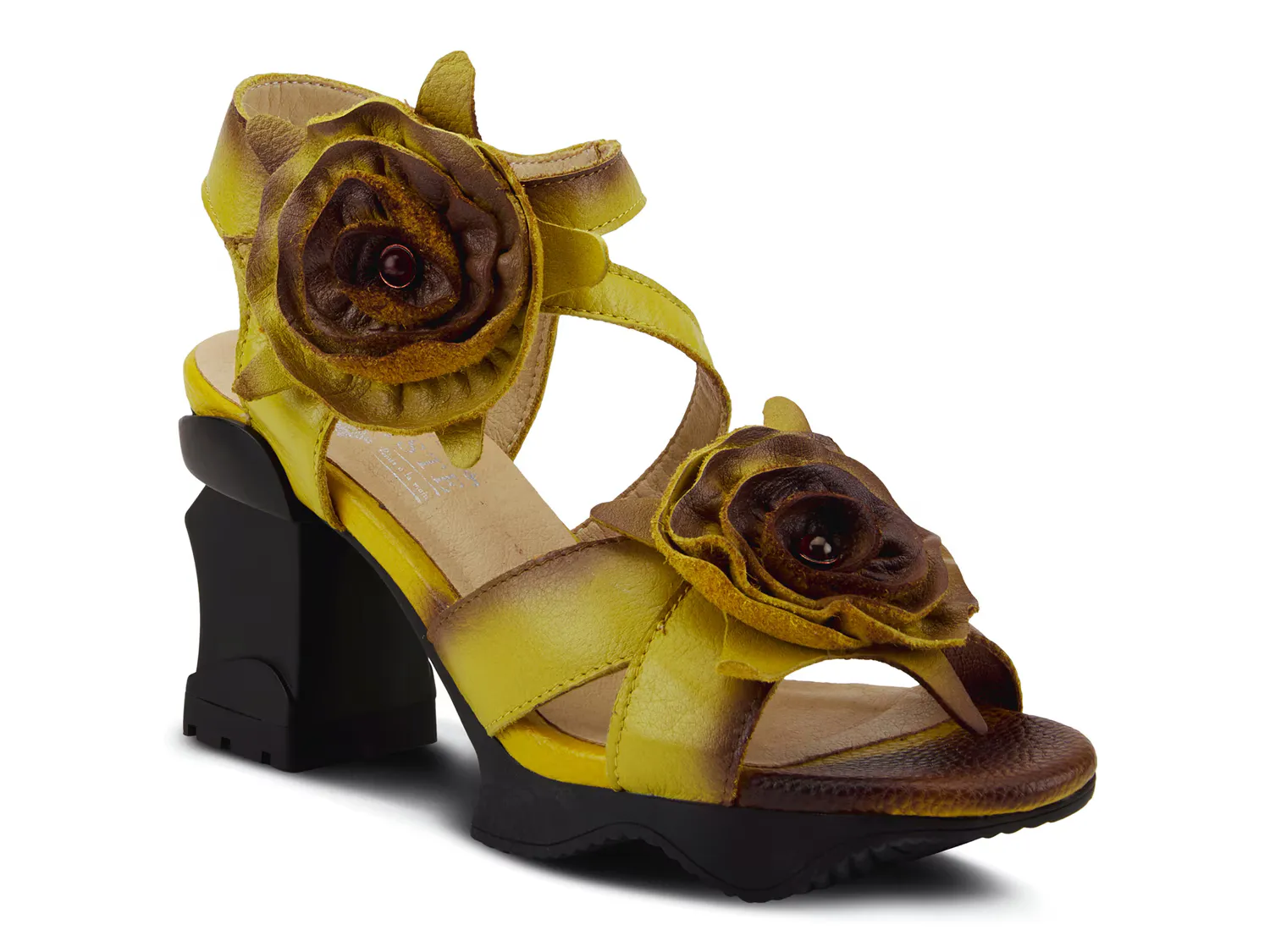 

Сандалии Shelly Platform Sandal L'Artiste By Spring Step, желто-коричневый