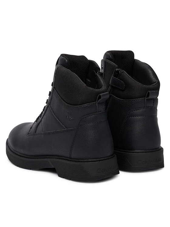 Туфли на шнуровке Lace-Up Bootie V3X5-83187-1695 D Calvin Klein, черный — фото 3