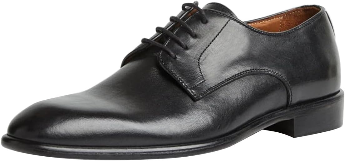 

Мужские оксфорды FSJ, классические туфли с закрытым носком на шнуровке из кожи, современные деловые формальные туфли, размеры 4-16 США, черный