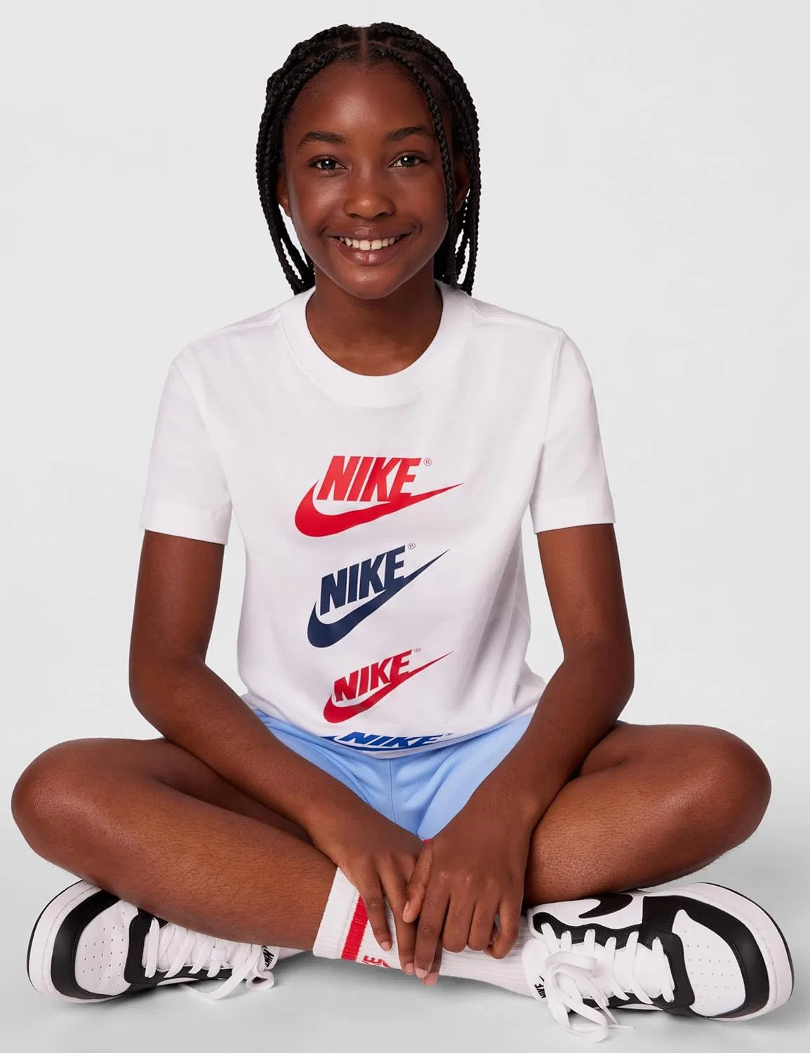 Футболка Nike Club Futura Repeat, белый — фото 2
