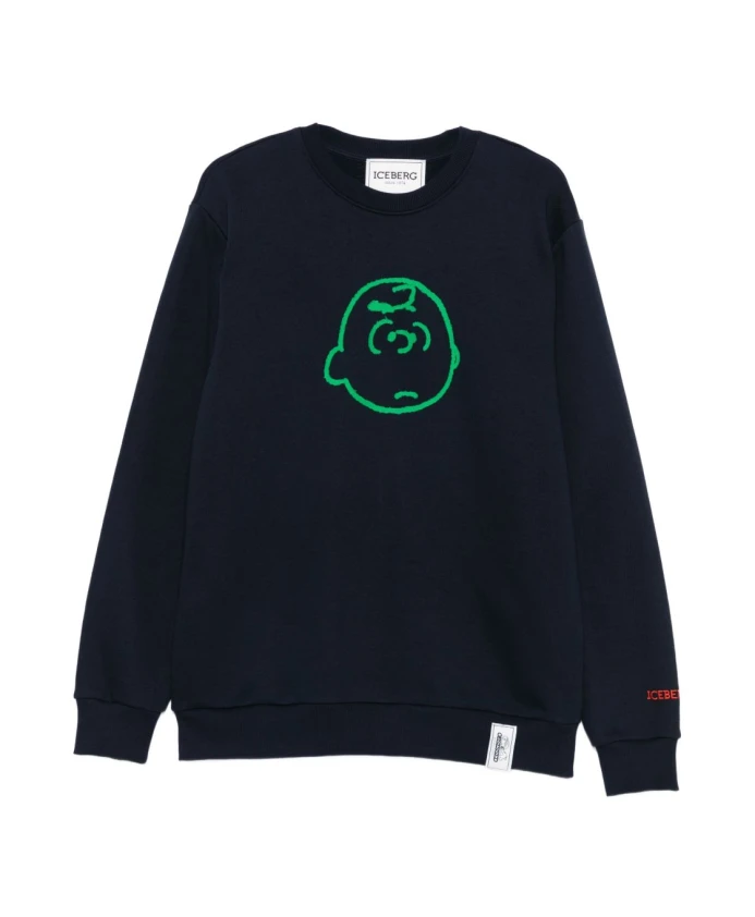 

Толстовка с принтом Iceberg, синий