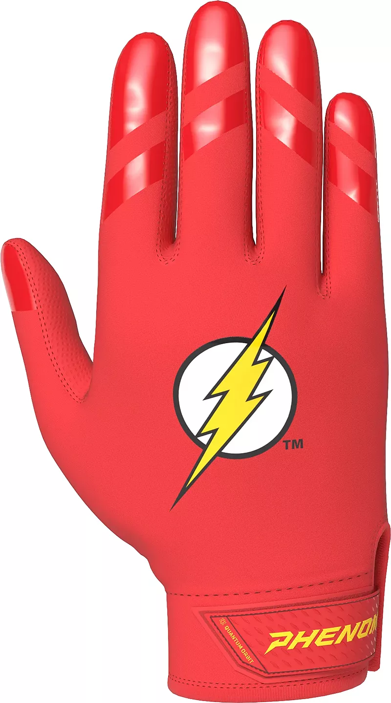 

Перчатки Phenom Elite Youth Quantum Orbit The Flash Batting, красный
