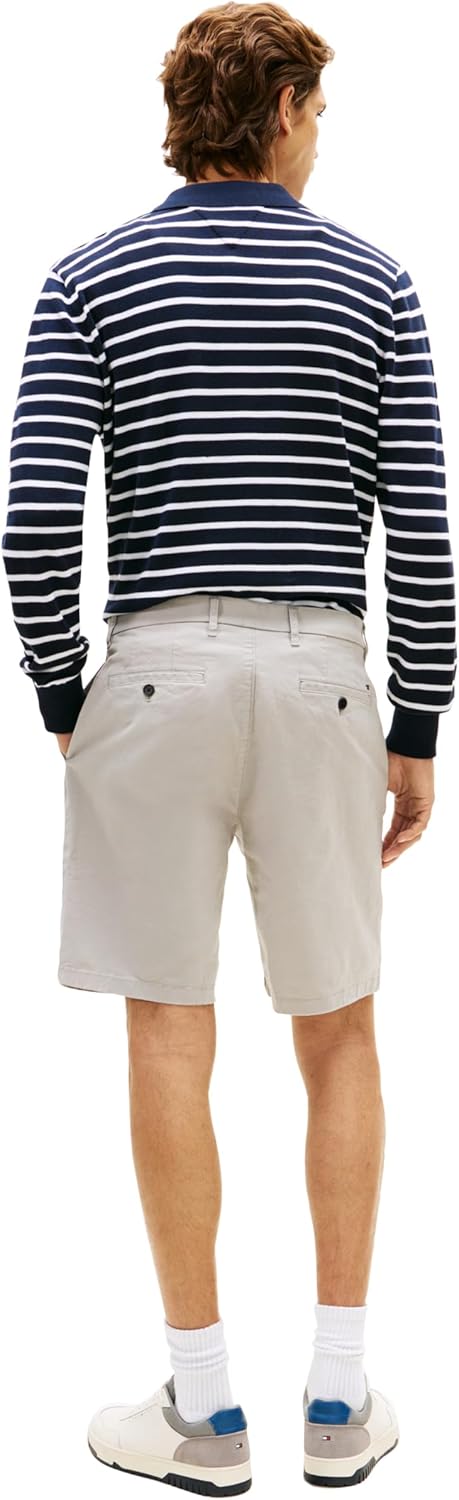 Мужские повседневные эластичные шорты-чиносы Tommy Hilfiger длиной 9 дюймов, Drizzle — фото 4
