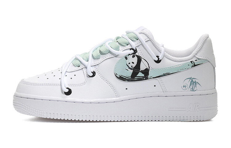 

Кроссовки Nike Air Force 1 Skateboard Shoes Women's Low-Top White Black Green