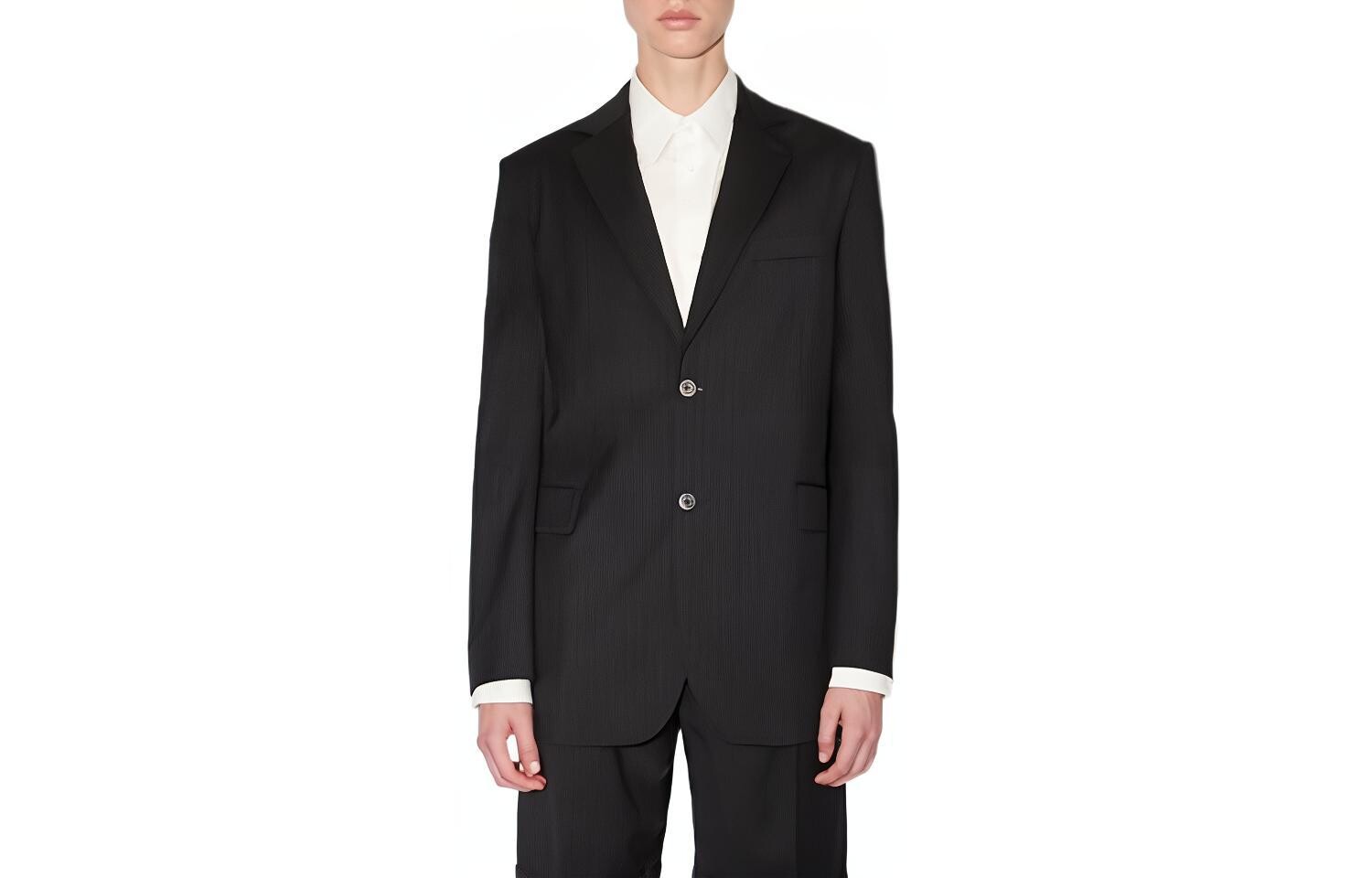 

Деловой костюм мужской черный Acne Studios