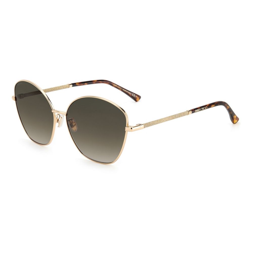 

Солнцезащитные очки из золотистого металла Jimmy Choo Eyewear