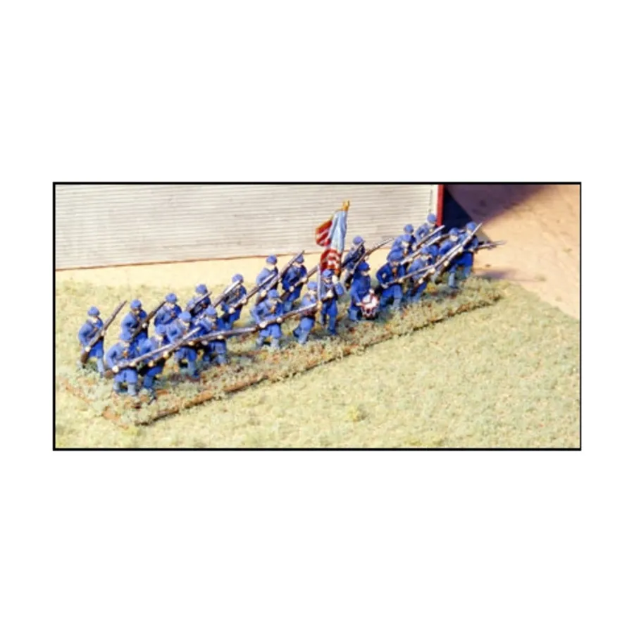 

Пехота, наступающая в сюртуках и фуражках, Micro Force American Civil War Figures - Infantry (10mm)