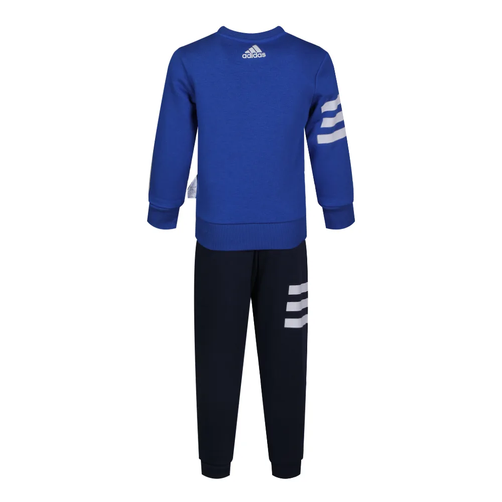 Повседневная спортивная одежда для детей 3-7 лет Adidas, Collegiate Blue Top+College Navy Pants — фото 4