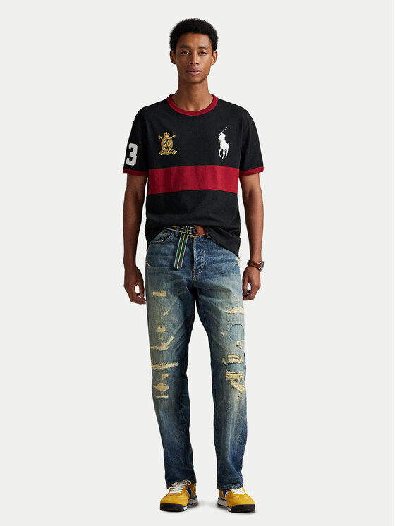 Футболка regular fit 710P00093003 Polo Ralph Lauren, чёрный — фото 2