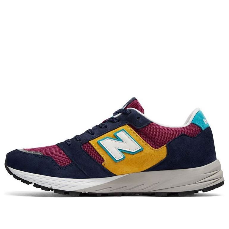 

Беговые кроссовки New Balance 575 D-Wide Purple/Yellow, синий