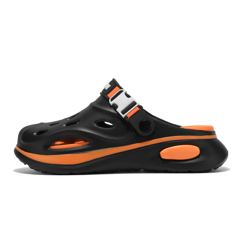

LONGYING Клоги унисекс черно-оранжевые, цвет Black Orange