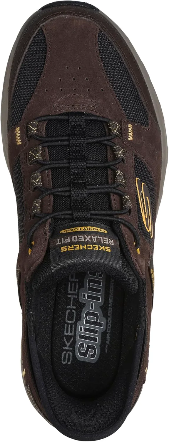 Мужские кроссовки Skechers Oak Canyon Consistent Winne с легким надеванием, коричневый/черный — фото 3