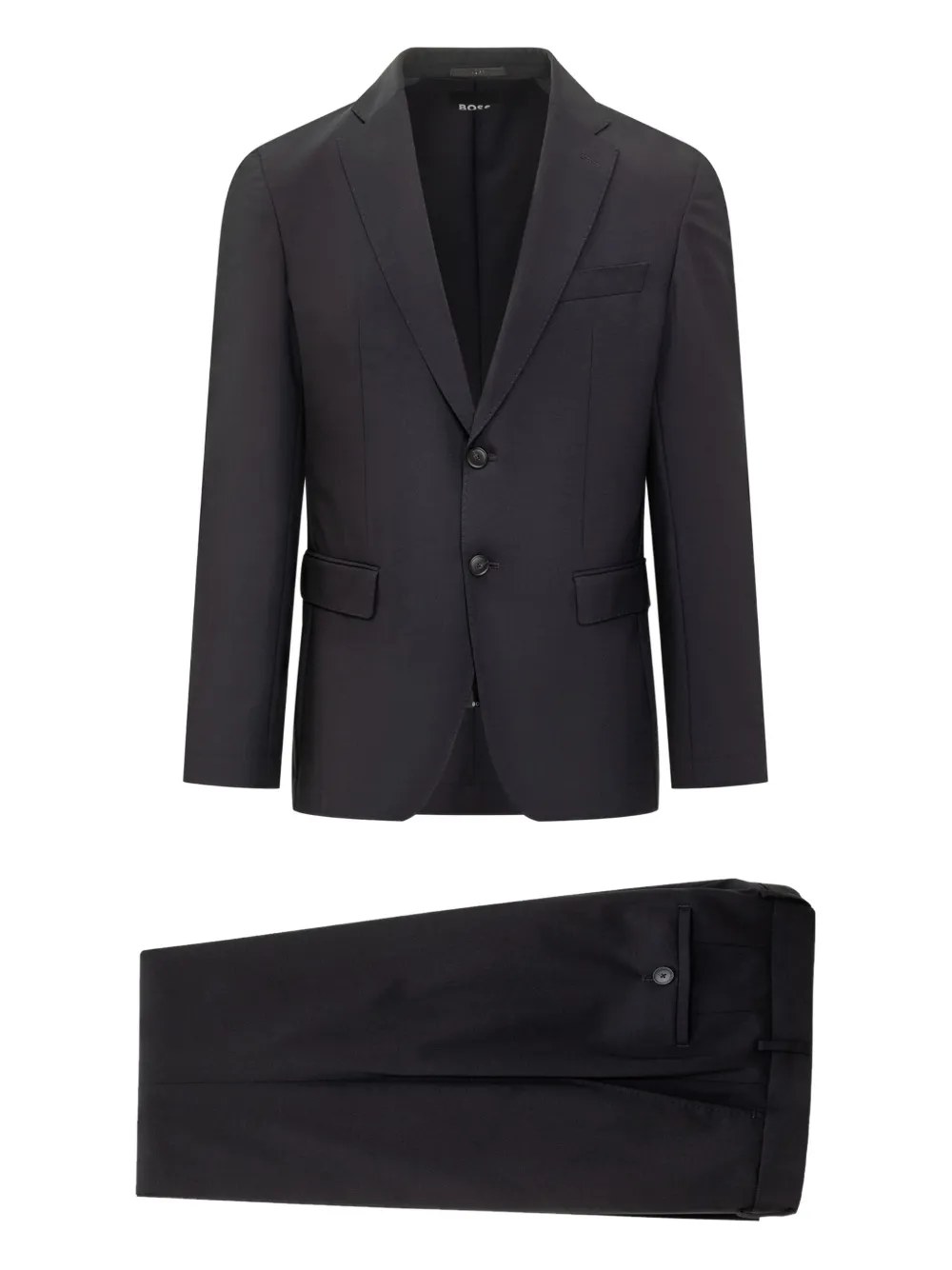 

Однобортный костюм Boss, синий