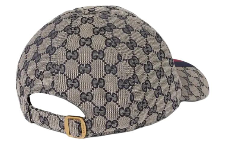 Бейсболка с монограммой GUCCI, серый — фото 3